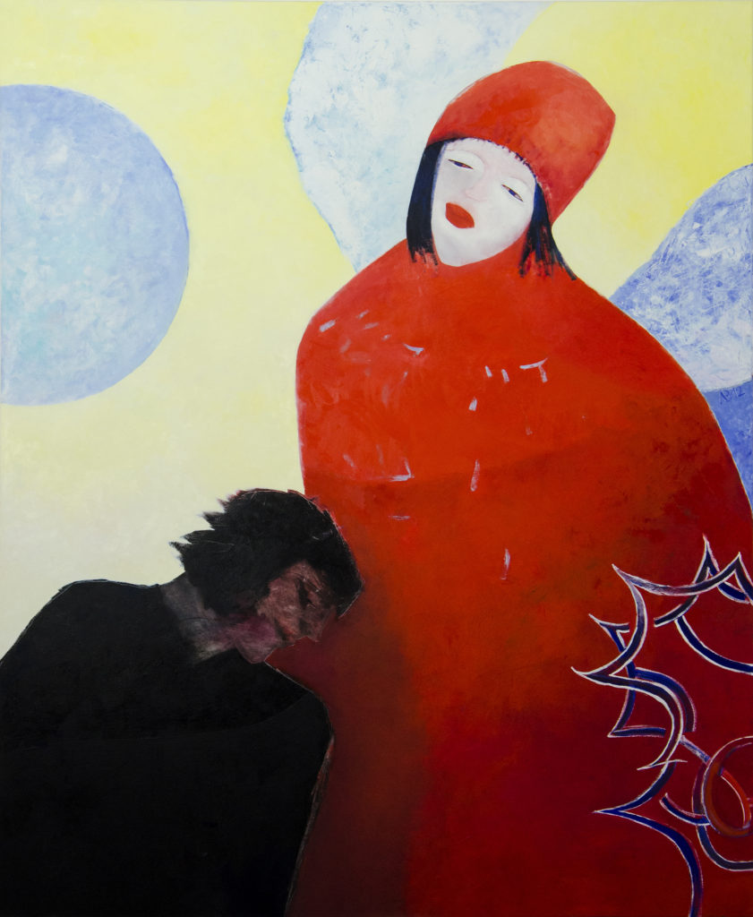 The prayer 2012, oil on canvas, 170x140 cm, (sold) 