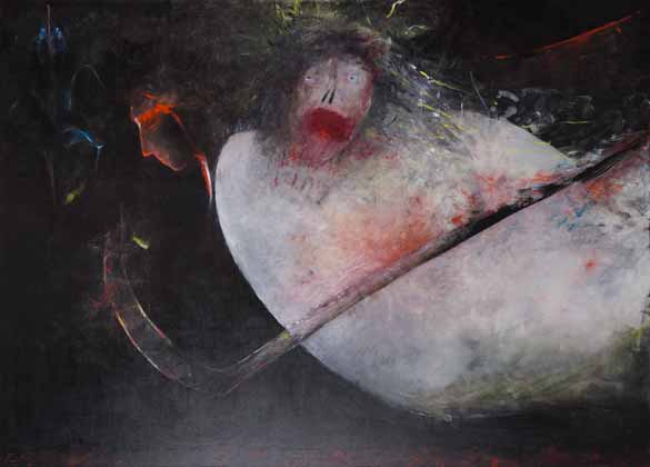  Death and hope 2015, oil on canvas 150 x 210 cm 