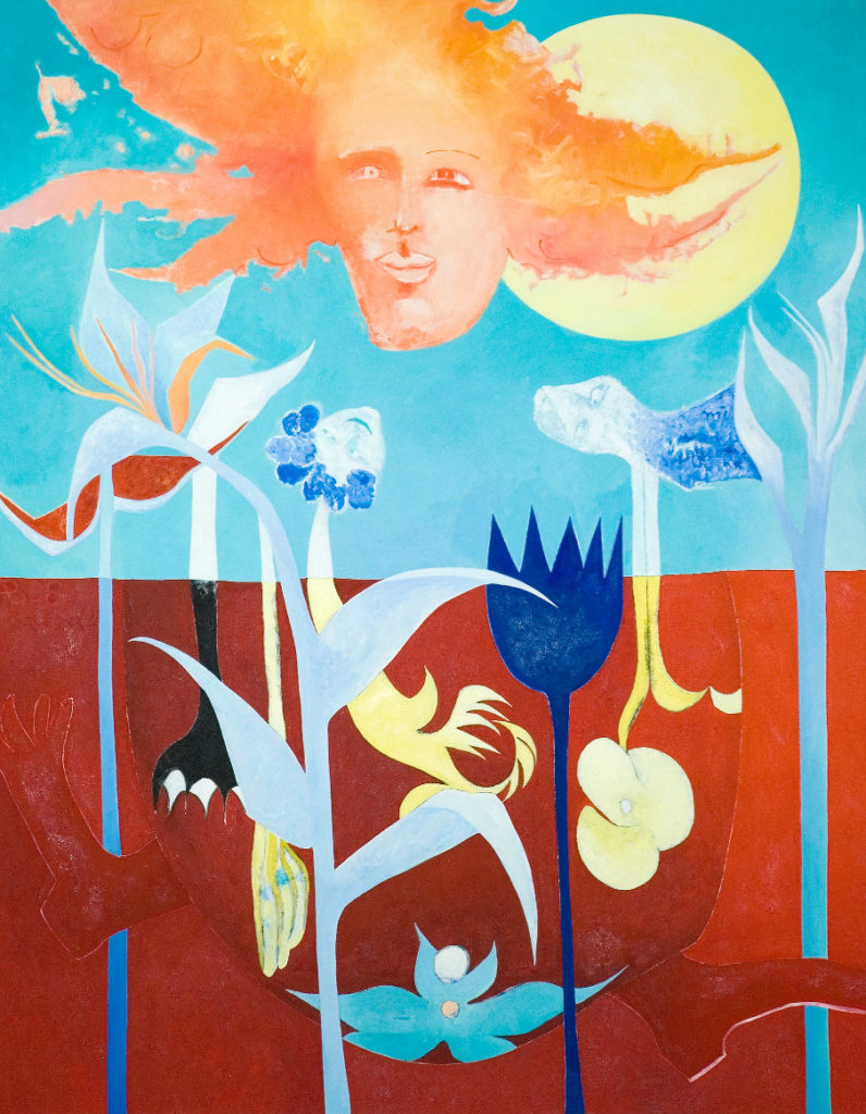  O sonho da Claudia 2008, óleo sobre tela 1.20 m x 1.00 m 