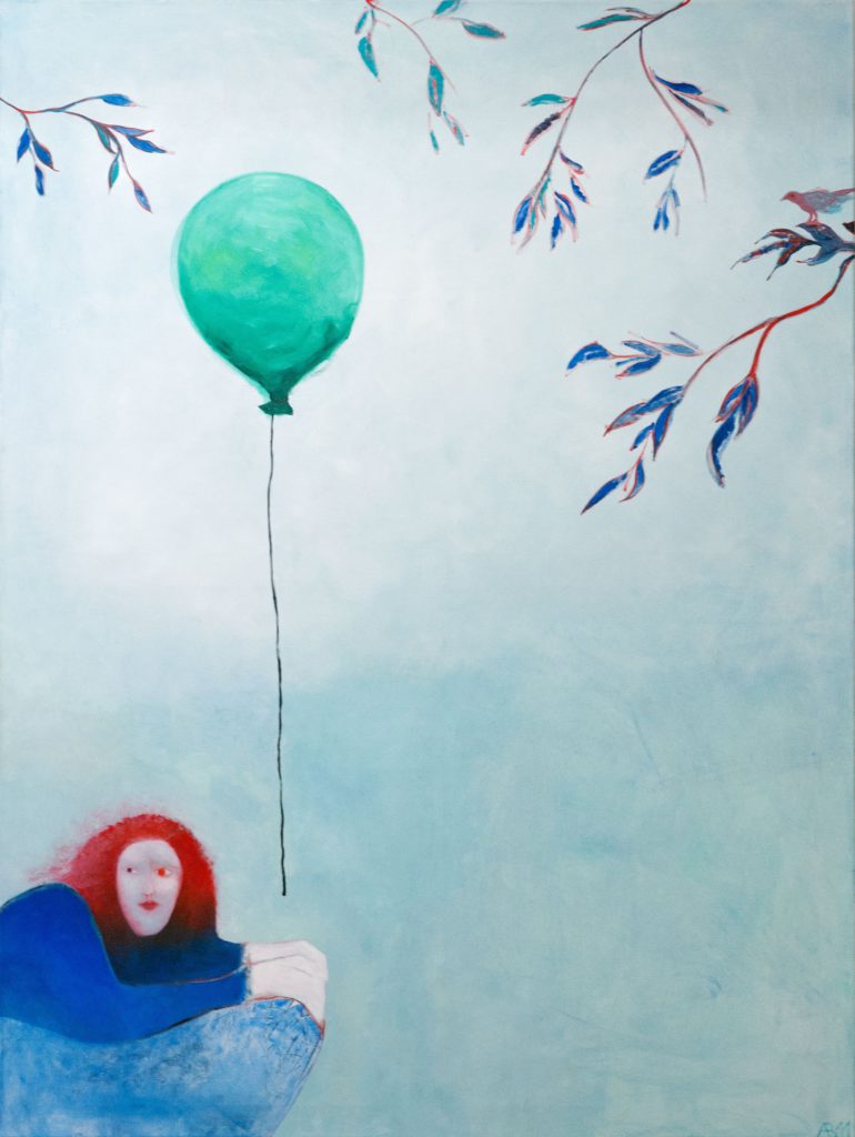 Life is too big for people 2011, oil on canvas, 200x150 cm 