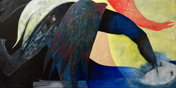  The loss 2011, oil on canvas, 0.90 m x 1.80 m 