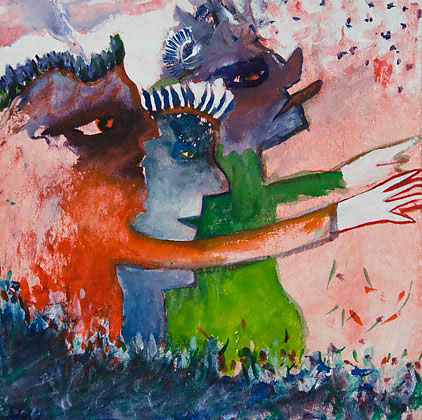  Carnival 2012, watercolor on paper 0.30 m x 0.30 m 